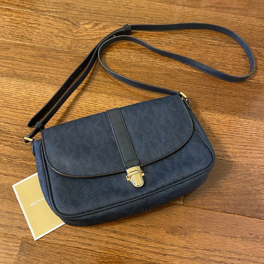 Michael Kors Navy Crossbody Bag